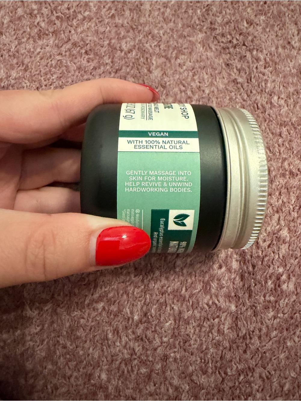 The Body Shop Breathe Massage Melt - brand new - Picture 3 of 3